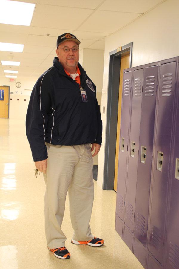 As security at LB heightens, safety and security assistant Carl VanDoren is one of the administrators whose job is to protect students from harm.