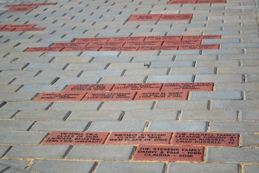 The new brick walkway will become a staple of student life at LB.