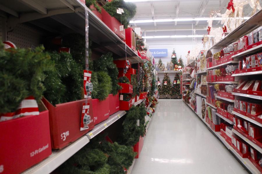 Stores like Wal-Mart began selling Christmas items months before the holiday.