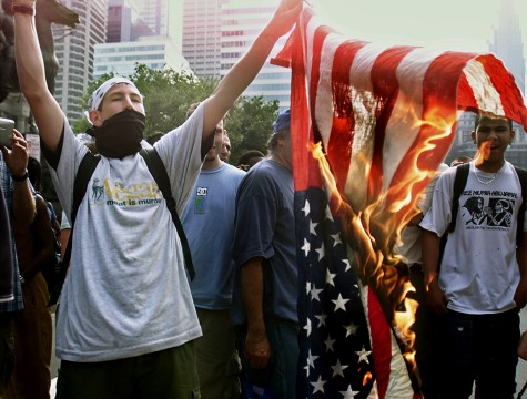 The desecration of principles: flag burning