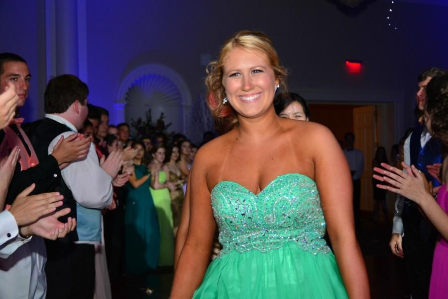 LBSS alumnus Kelly Gianiny sport their dresses at last year’s prom.