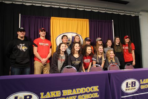 Signing Day student athletes